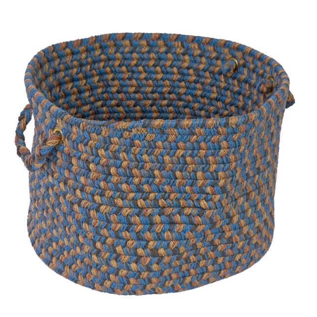 Environments® Camden Basket - Denim Blue - 14"x10"