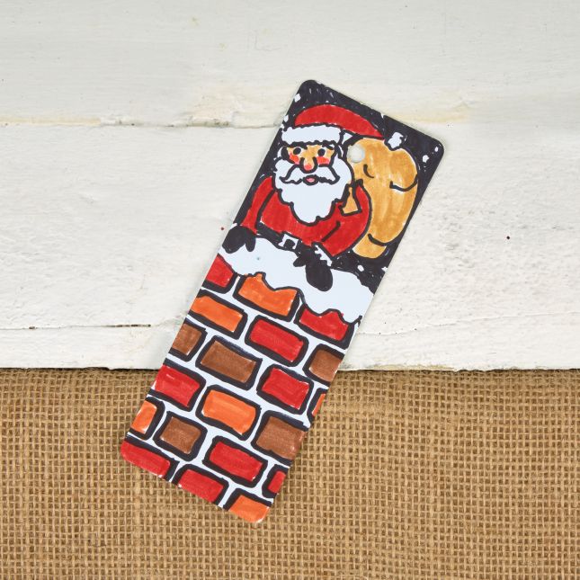 Colorations® Holiday Santa Bookmark Craft Kit - Makes 24 Crafts
