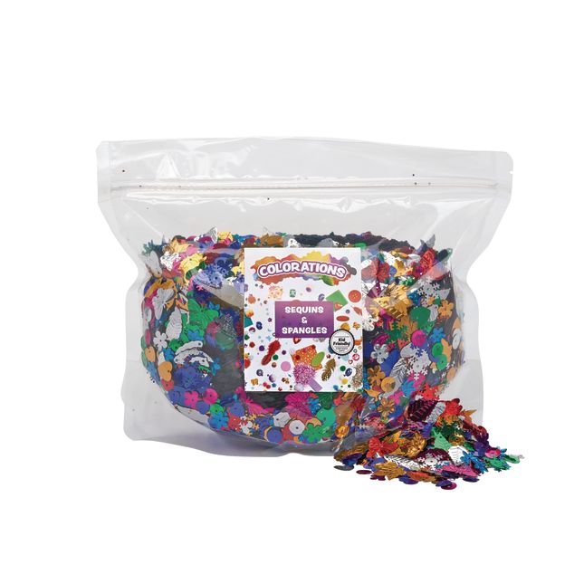 Colorations® Holiday Festive Sequin Card Craft Kit - Makes 24 Crafts