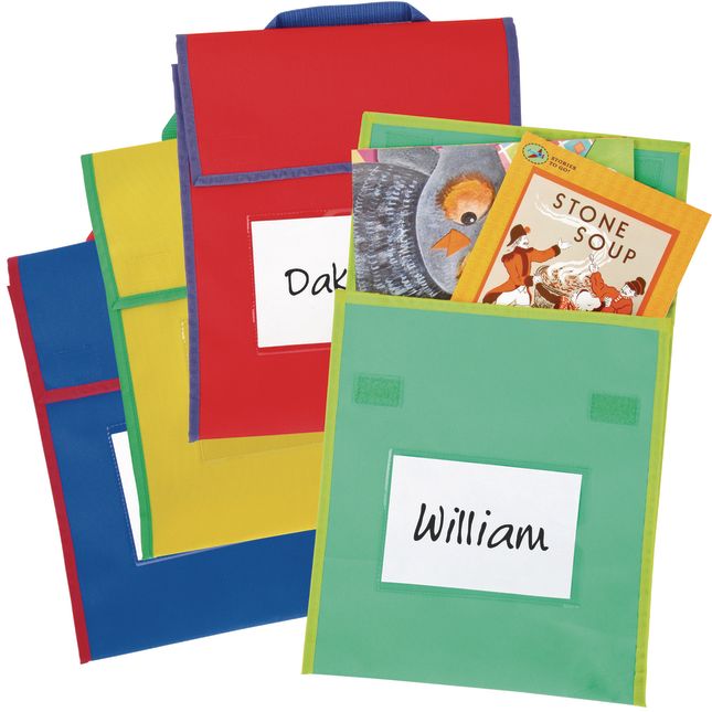 Store More Medium Book Pouches - Set of