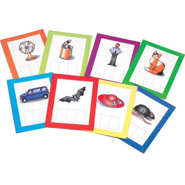 Make-A-Word CVC Word Building Cards Set