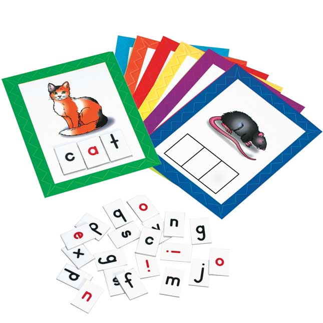 EZread™ CVC Make-A-Word Card and Letter Tile Set