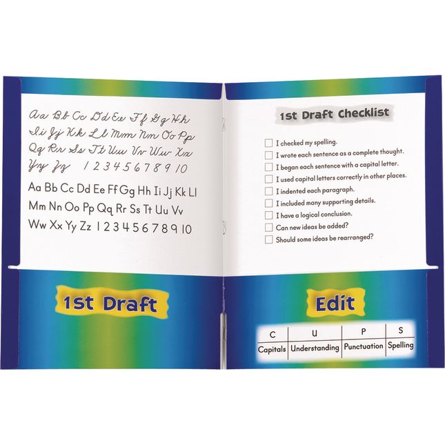 Four Pocket Writing Workshop Folders - 12 folders.