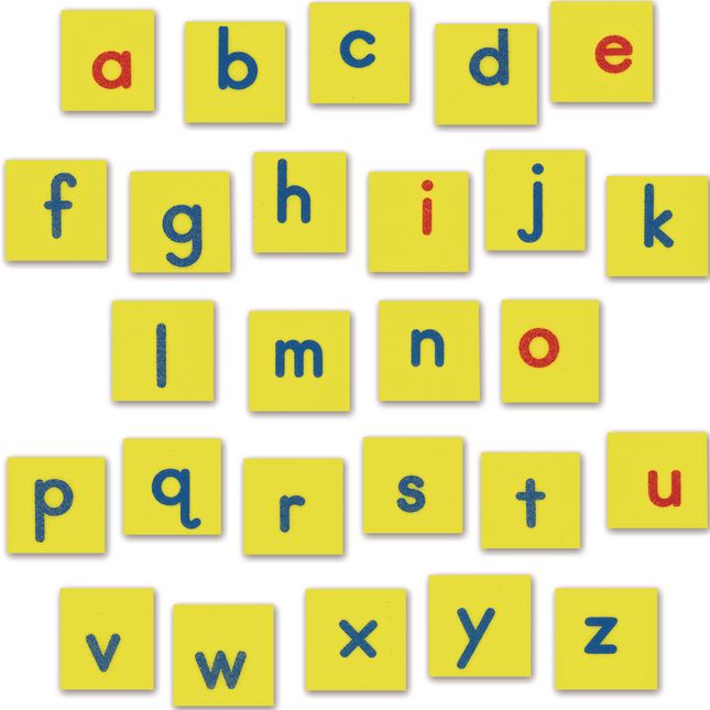 EZread™ Magnetic Foam Lowercase Letter Tiles - 52 tiles