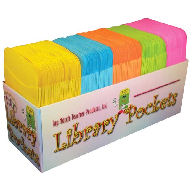 Library Pockets- Self Adhesive - 375 pockets.