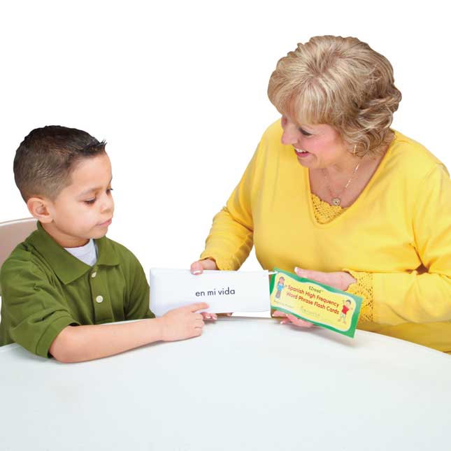 EZread™ Spanish High Frequency Word Phrase Flash Cards: Beginning Reader