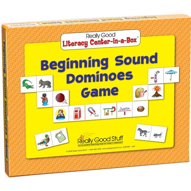 Beginning Sound Dominoes Literacy Center - Grades K-1