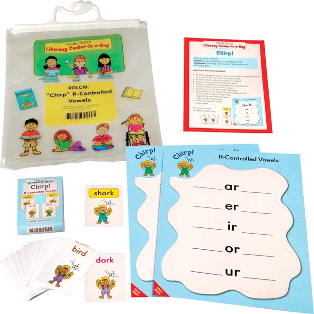 Chirp! R Controlled Patterns Literacy Center - Grades 2-3