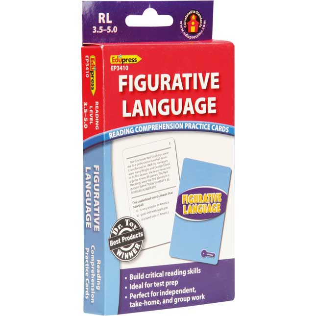 Comprehension Practice Cards: Figurative Language -Level: 3.5-5.0