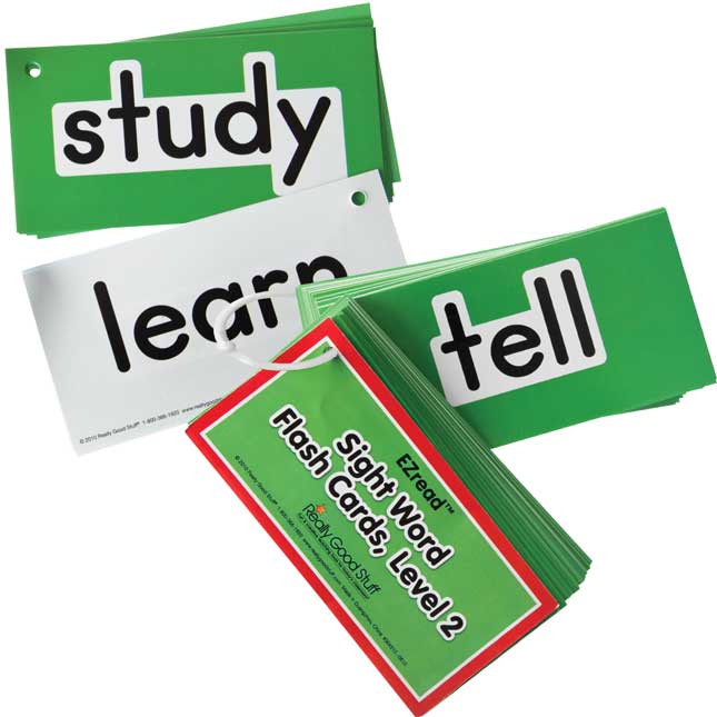 EZread™ Sight Word Flash Cards - Level 2