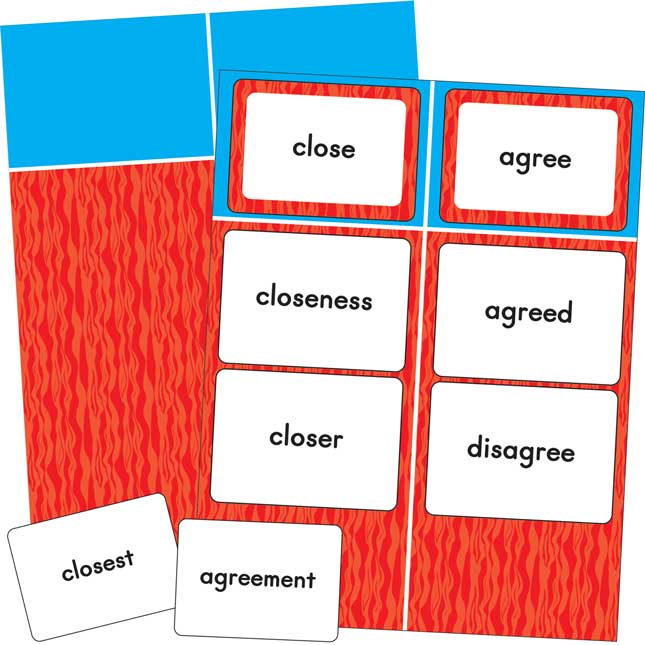 Base Word Read and Sort Literacy Center - Grades 2-3