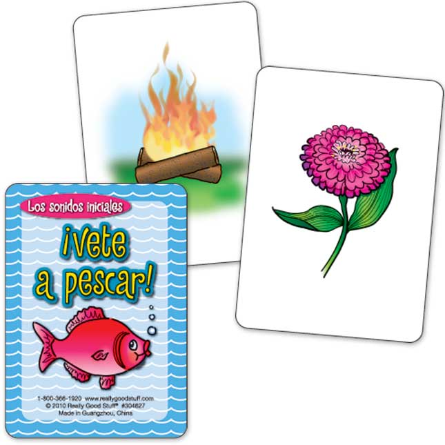 A¡Vete a pescar! - Los sonidos iniciales (Spanish Go Fish