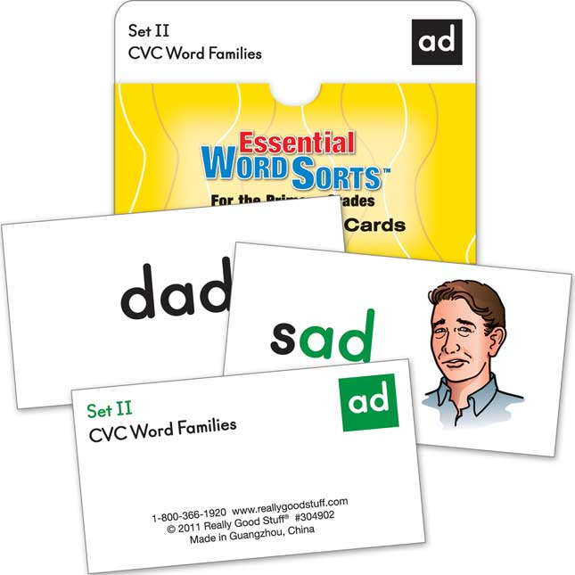 Essential Word Sorts™- Primary Grades, 2nd Edition Book and Cards