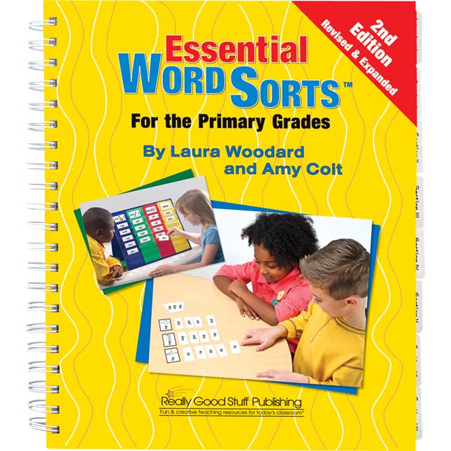 Essential Word Sorts™- Primary Grades, 2nd Edition Book and Cards