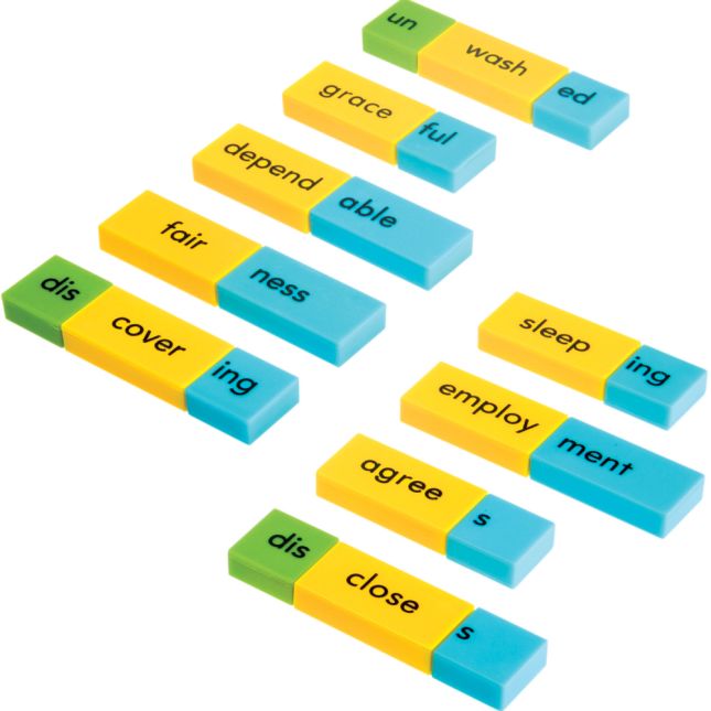 Word Building Dominoes - 200+ dominoes