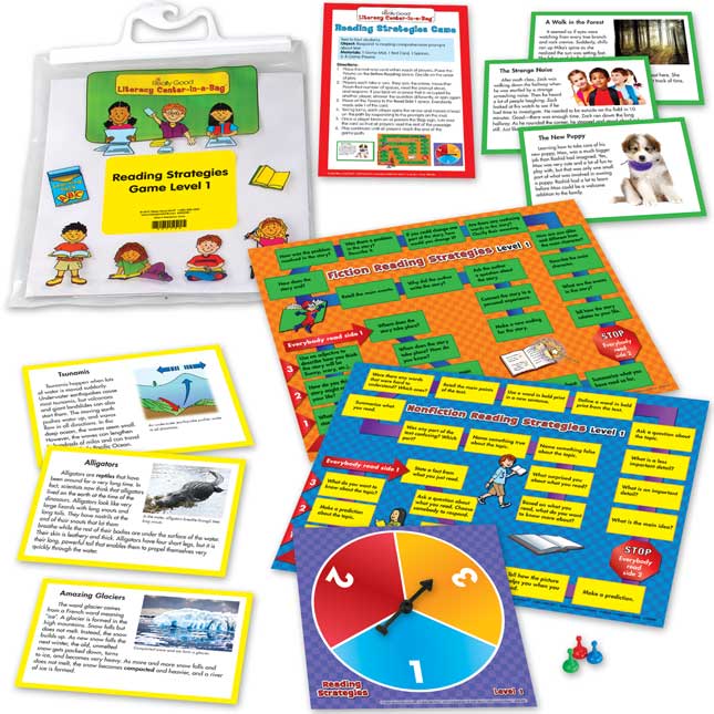 Reading Strategies Game Literacy Center Level 1 - multi-item product