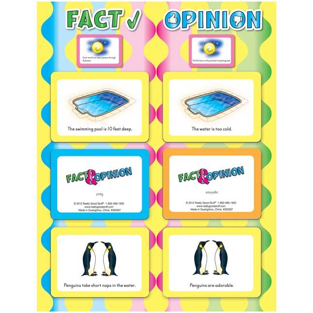 Fact and Opinion Sort and Write Level 1 Literacy Center