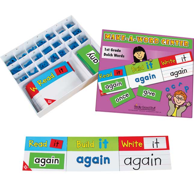 Make-A-Word Center™: 1st Grade Dolch Words - 1 center