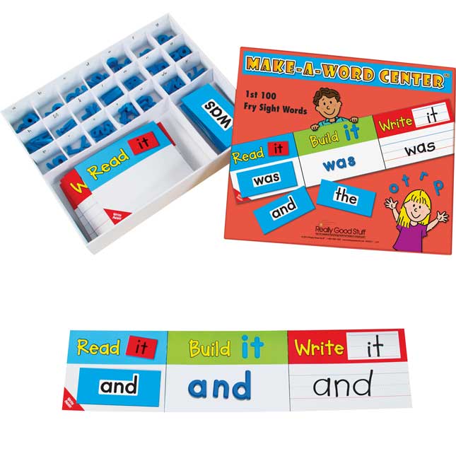 Make-A-Word Center™: 1st 100 Fry Sight Words - 1 center