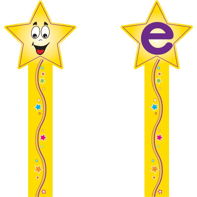 Really Good Stuff® The Magic "e" Wand And Card Set