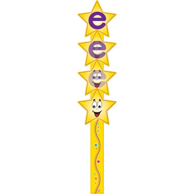 Really Good Stuff® The Magic "e" Wand And Card Set