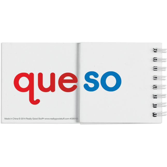 Really Good Stuff® Libros de Sílabas (Spanish Syllable Flip Books) - 30 Flip Books