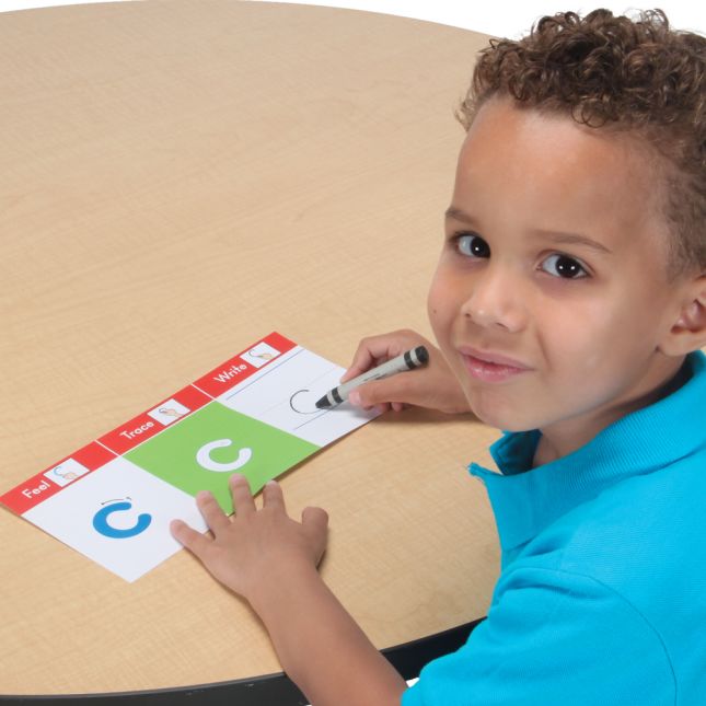 Feel, Trace and Write Alphabet Cards And Dry Erase Markers