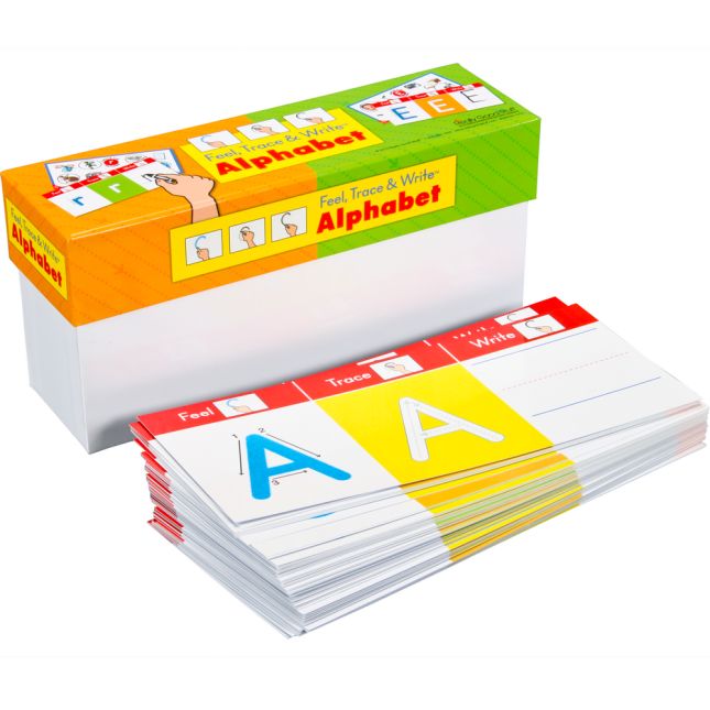 Feel, Trace and Write Alphabet Cards And Dry Erase Markers