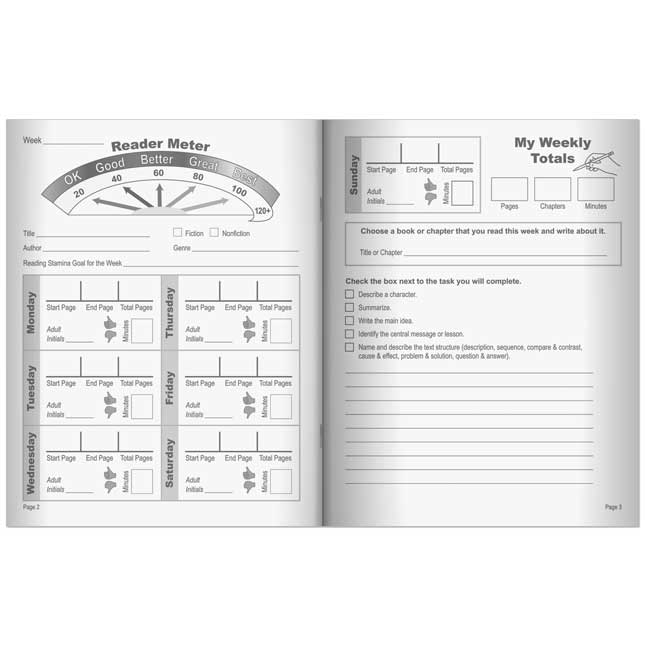 Intermediate Reader Meter Journals - 12 journals