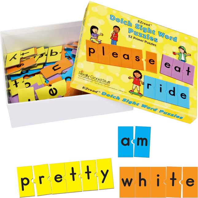 EZread™ Dolch Sight Word Puzzles: Primer