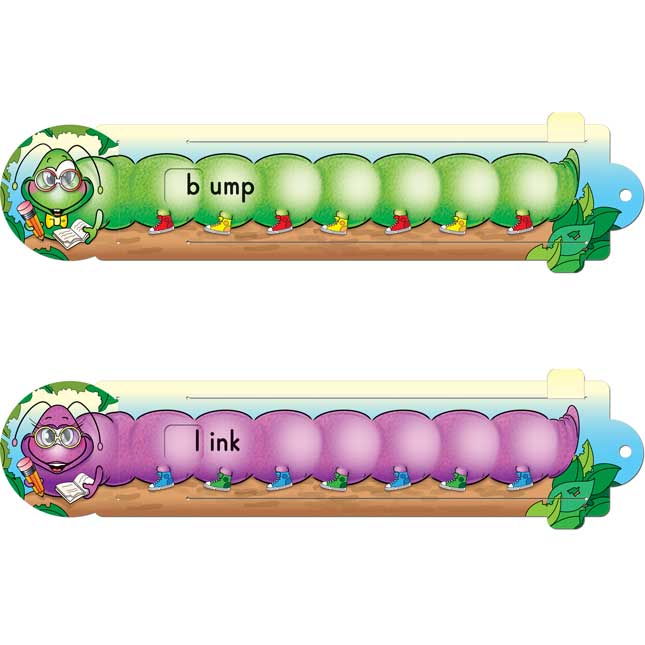 Slide And Learn™ Caterpillars: CVCC Words