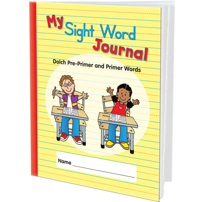 My Sight Word Journals: Dolch Pre-Primer And Primer Words