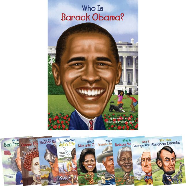 Who Was/Is... Presidents/First Ladies/Famous Leaders - 10-Book Set