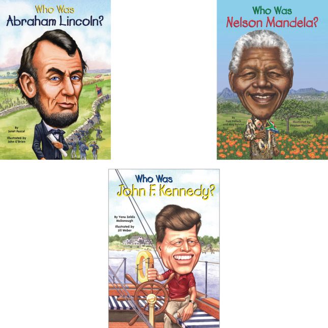 Who Was/Is... Presidents/First Ladies/Famous Leaders - 10-Book Set