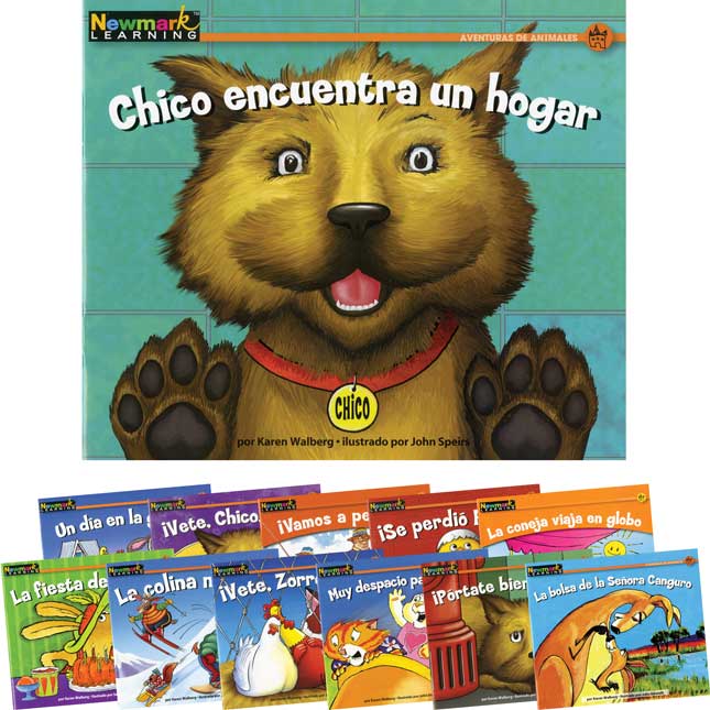 Rising Readers Fiction: Animal Adventures - Spanish - 12 books