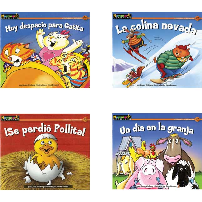 Rising Readers Fiction: Animal Adventures - Spanish - 12 books