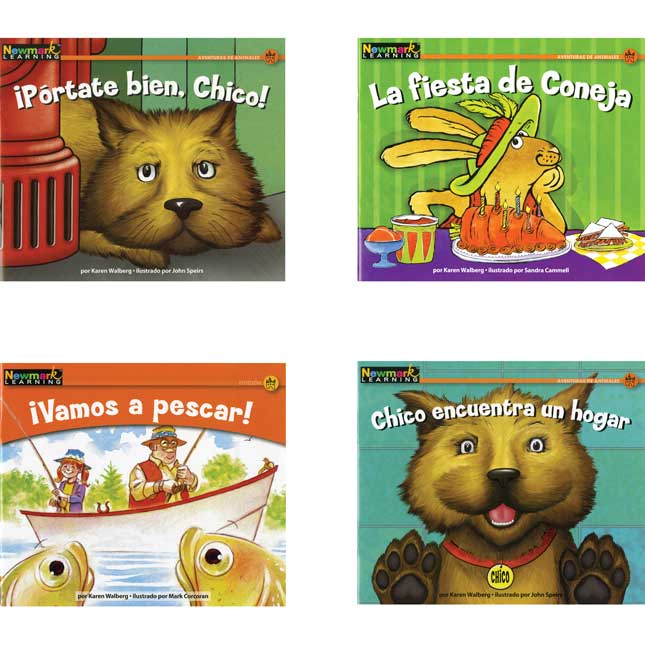 Rising Readers Fiction: Animal Adventures - Spanish - 12 books