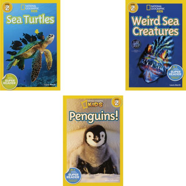 National Geographic Kids Readers Level 2 Set 2 - 10-Book Set