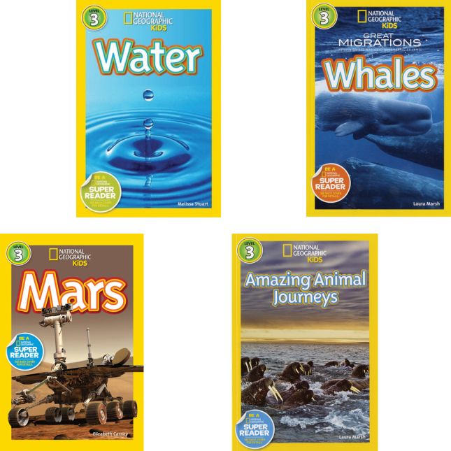 National Geographic Kids Geography Book Set - Level 3