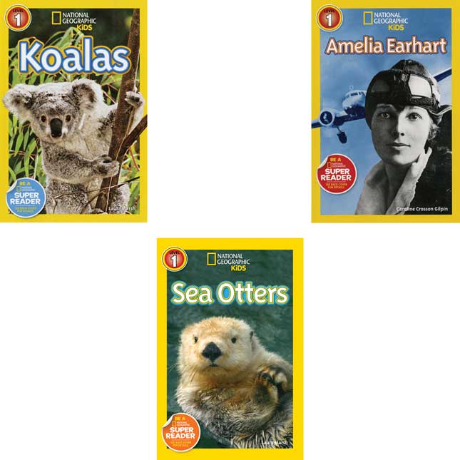 National Geographic Kids Readers Level 1 Set 1 - 10-Book Set