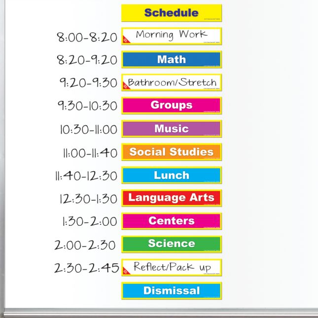 Class Schedule Magnets - 30 magnets