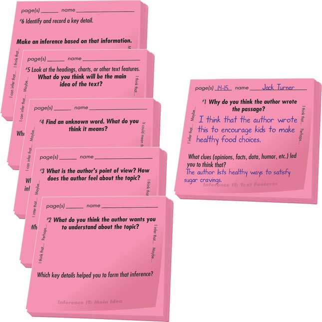 Common Core Study Stickies™: Informational Text Inferences