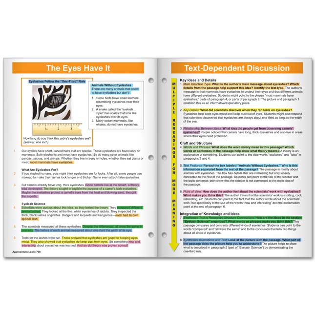 No Prep Close Reading Guided Passages - Grade 4