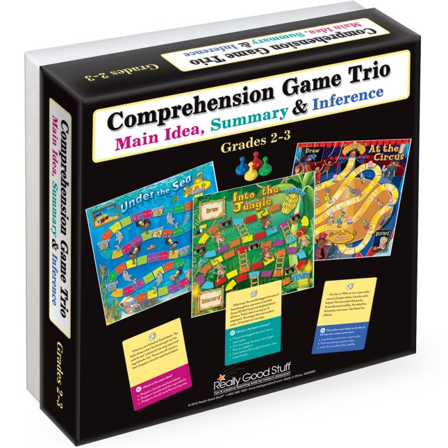 Comprehension Games - 3 Game Set - Grades