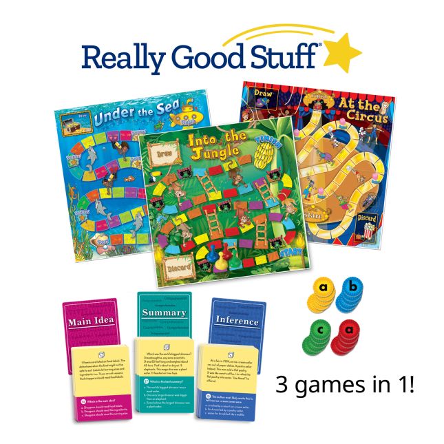 Comprehension Games - 3 Game Set - Grades 2-3