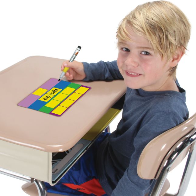 Sound And Syllable Box Dry Erase Boards - 6 Pack