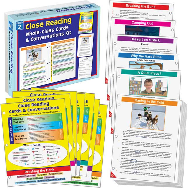 No Prep Close Reading Single and Paired Text Classroom Kit - Grade 2