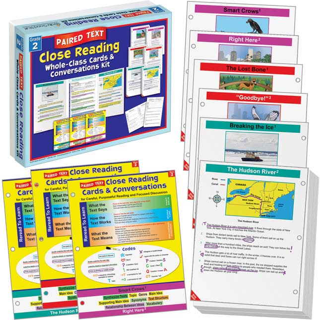 No Prep Close Reading Single and Paired Text Classroom Kit - Grade 2