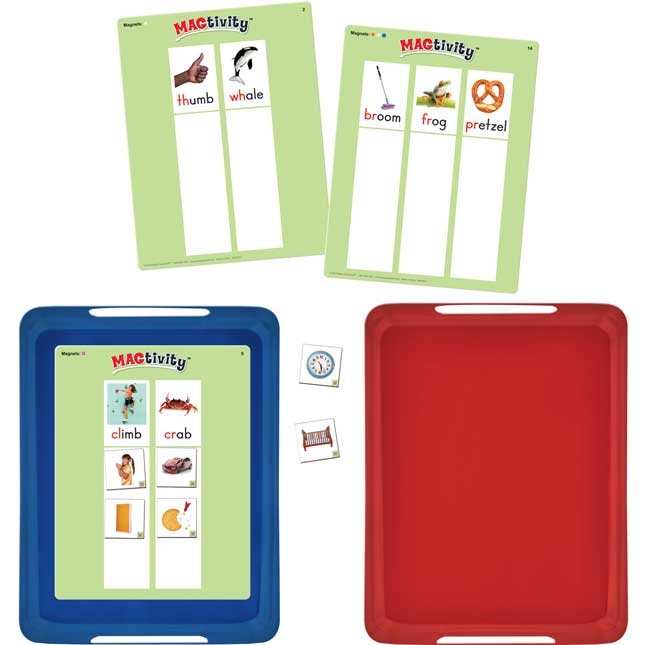 Really Good MAGtivity Tins™ Blends And Digraphs Picture Sorting Kit - 75 tiles, 8 cards, 2 trays