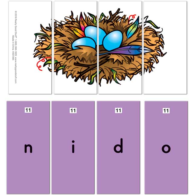 Spanish Phoneme Puzzles (Rompecabezas De Fonemas)